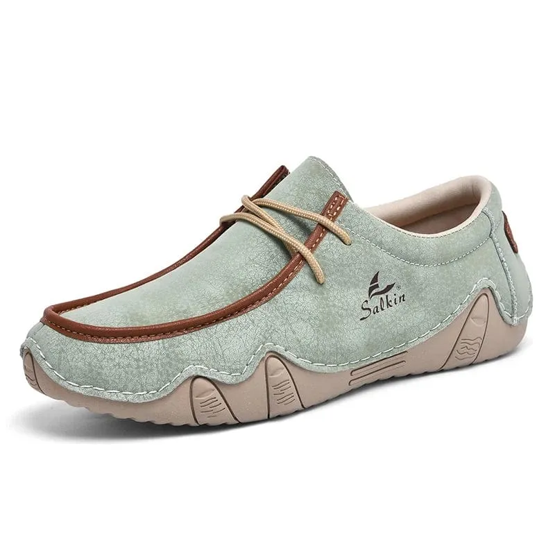 AutumnCraft Leather Loafers: Autumn Handmade Leather Casual Men's Shoes