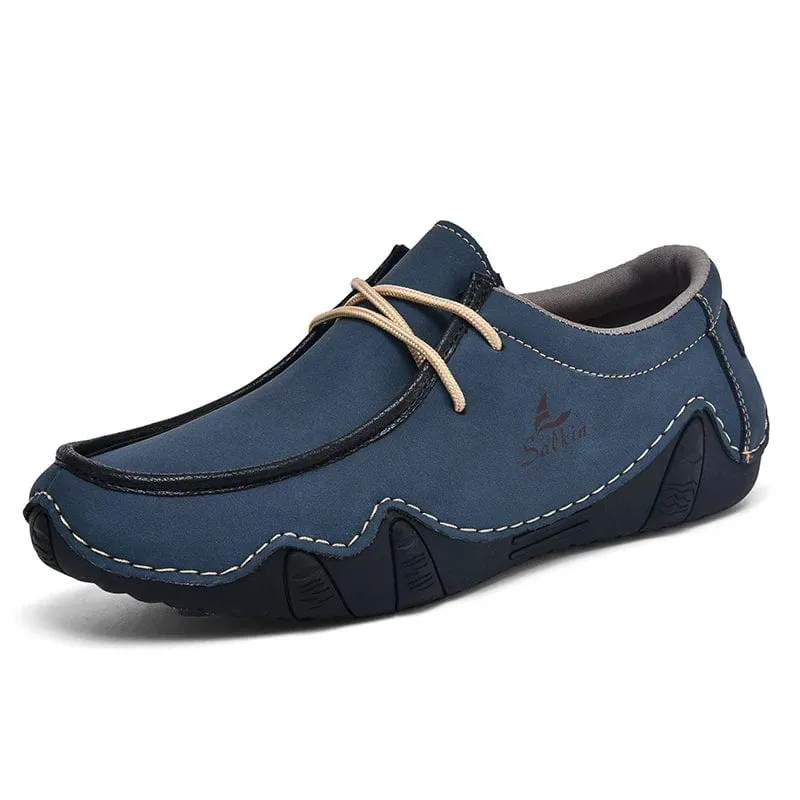AutumnCraft Leather Loafers: Autumn Handmade Leather Casual Men's Shoes