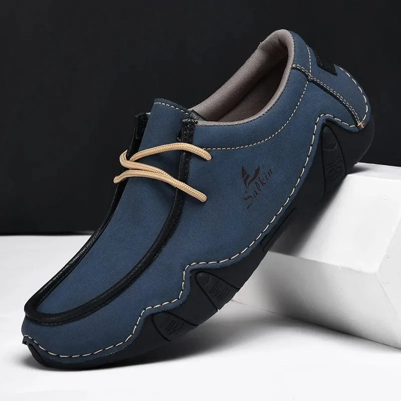 AutumnCraft Leather Loafers: Autumn Handmade Leather Casual Men's Shoes