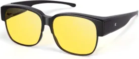 BIRCEN Polarized Fit Over Sunglasses: Wear Over Glasses Sunglasses Wrap Around Fitover Shades for Men Women UV Protection