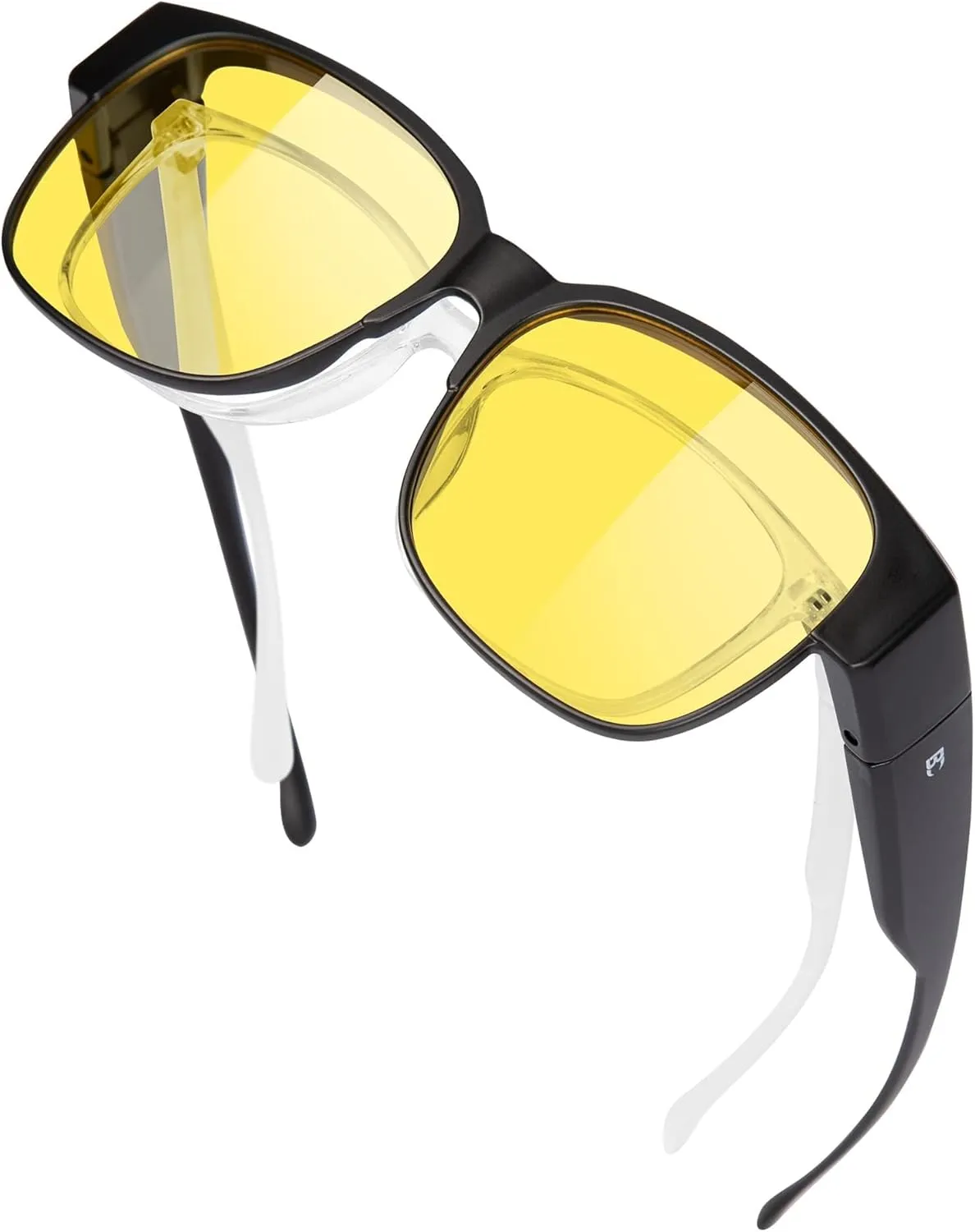 BIRCEN Polarized Fit Over Sunglasses: Wear Over Glasses Sunglasses Wrap Around Fitover Shades for Men Women UV Protection