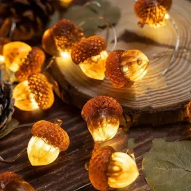 Cute Acorn String Lights