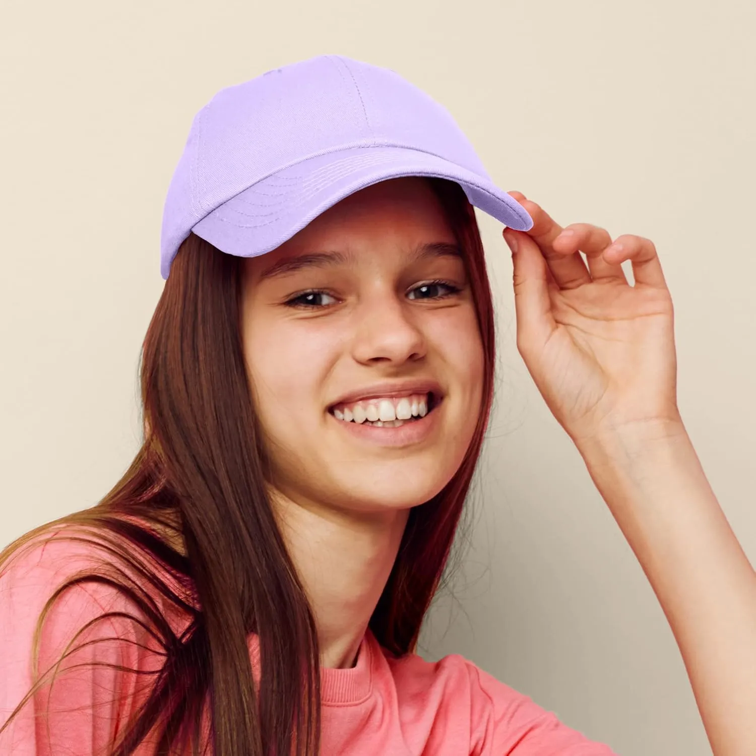 DALIX Womens Cap Adjustable Hat 100% Cotton Black White Gold Lavender Blue Pink Lime Green Hot Pink