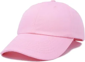DALIX Womens Cap Adjustable Hat 100% Cotton Black White Gold Lavender Blue Pink Lime Green Hot Pink