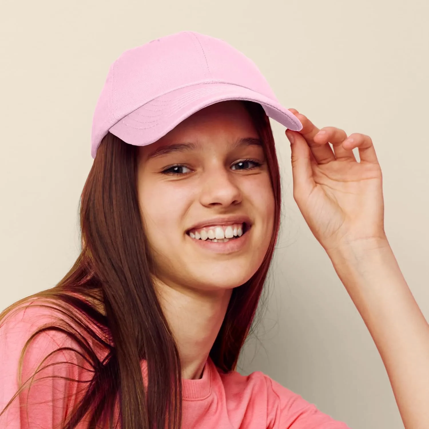 DALIX Womens Cap Adjustable Hat 100% Cotton Black White Gold Lavender Blue Pink Lime Green Hot Pink