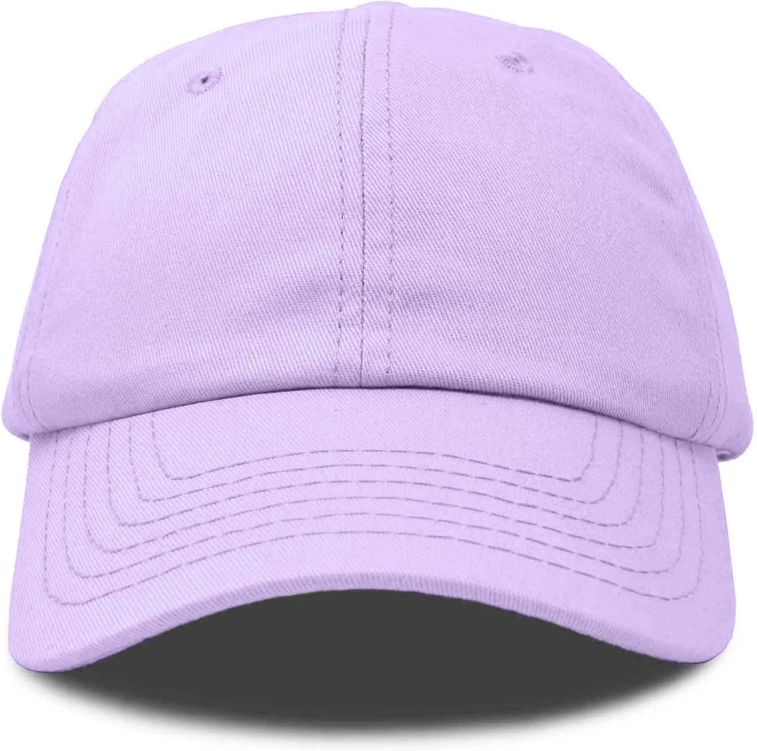 DALIX Womens Cap Adjustable Hat 100% Cotton Black White Gold Lavender Blue Pink Lime Green Hot Pink