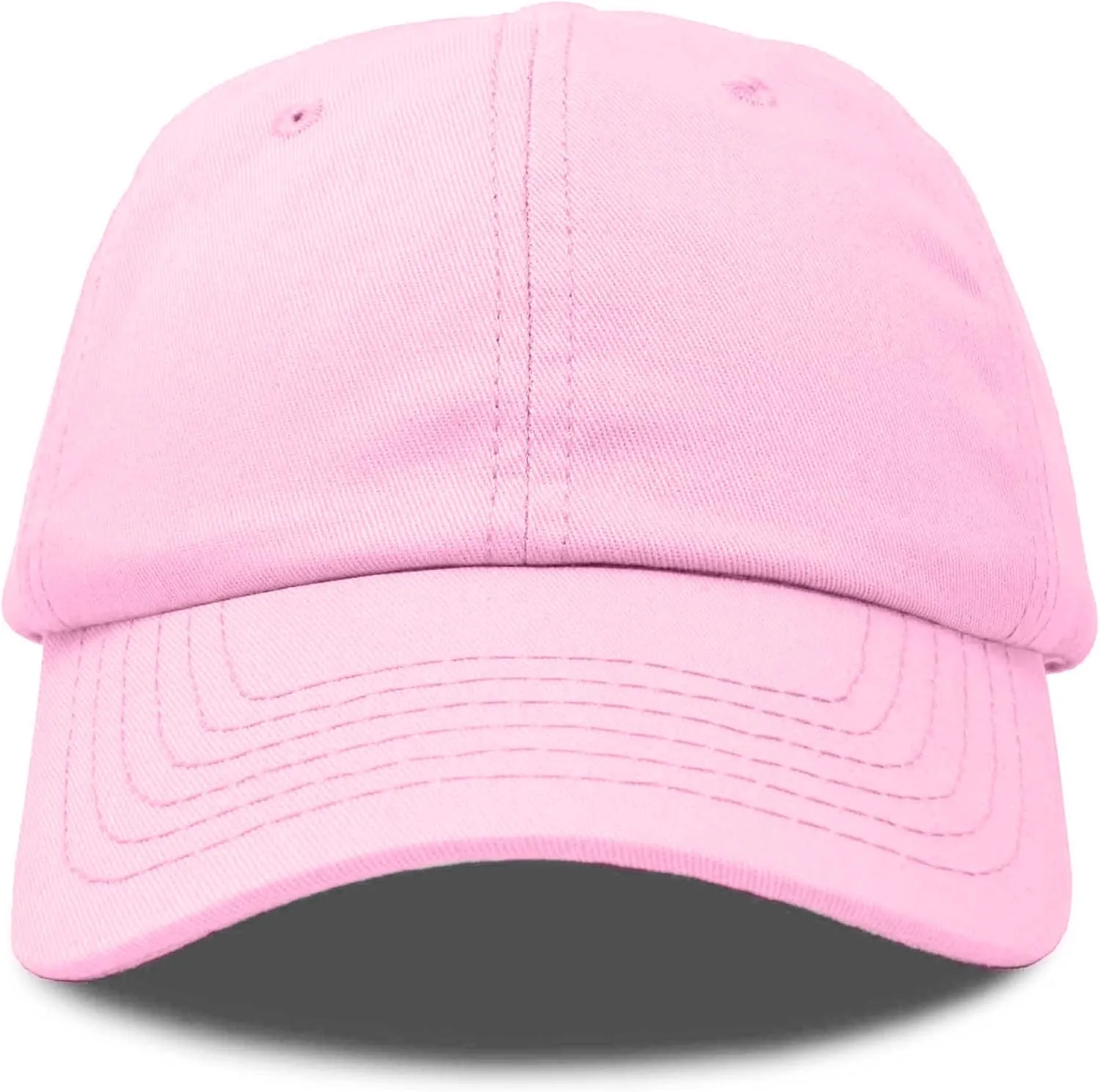 DALIX Womens Cap Adjustable Hat 100% Cotton Black White Gold Lavender Blue Pink Lime Green Hot Pink
