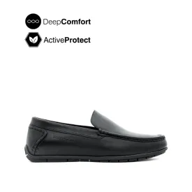 Kai Tie Men's Shoes - Black Leather