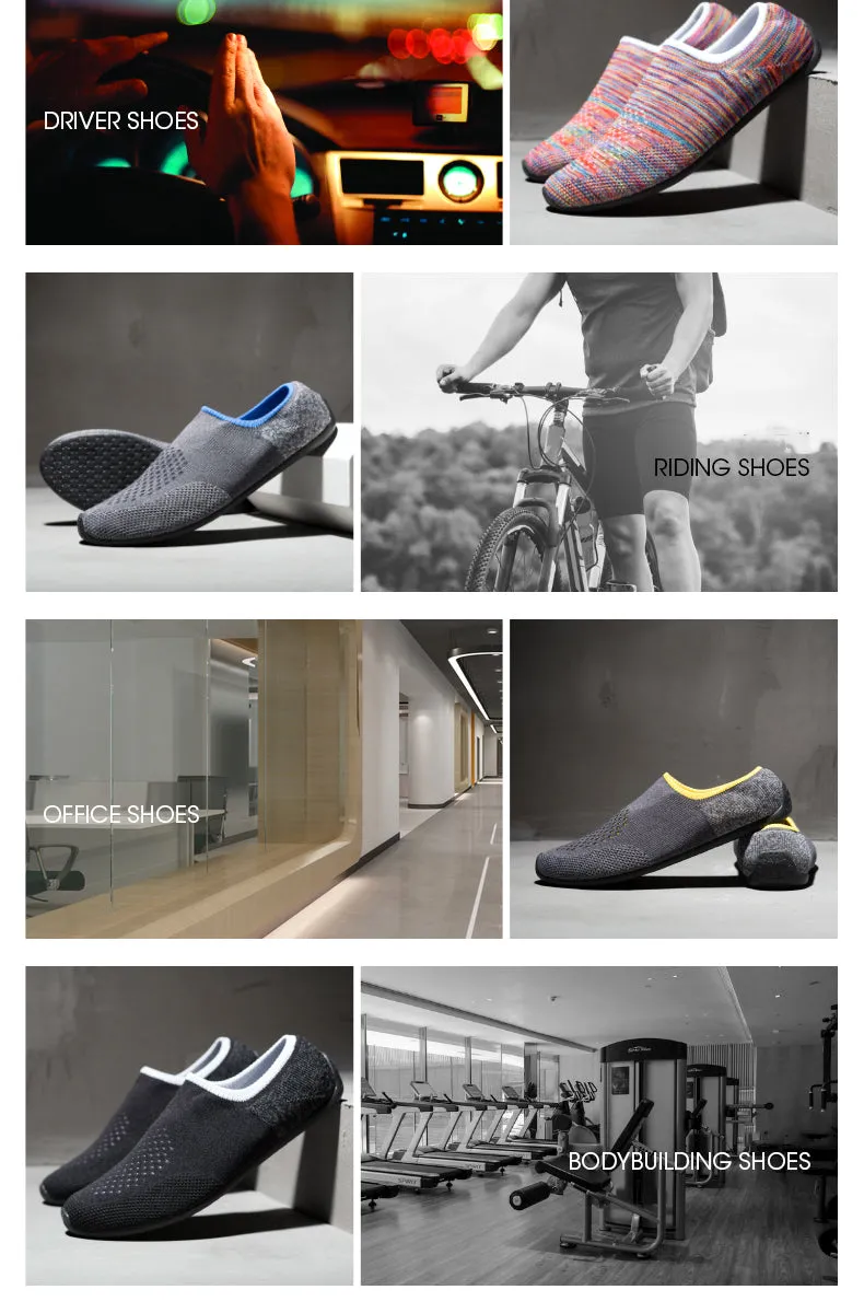 Mens Barefoot Graphene shoes Socks driving Cross Trainer Shoes Sneakers