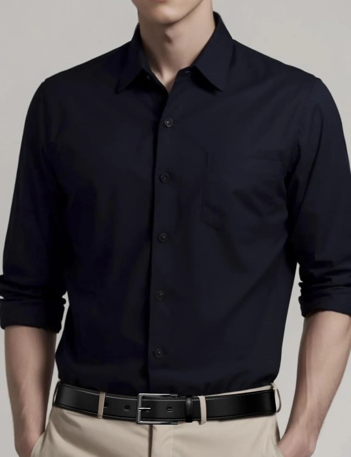 Mens Dress Belt,Mens Leather Belts for Jeans, Belt 1.38" Width