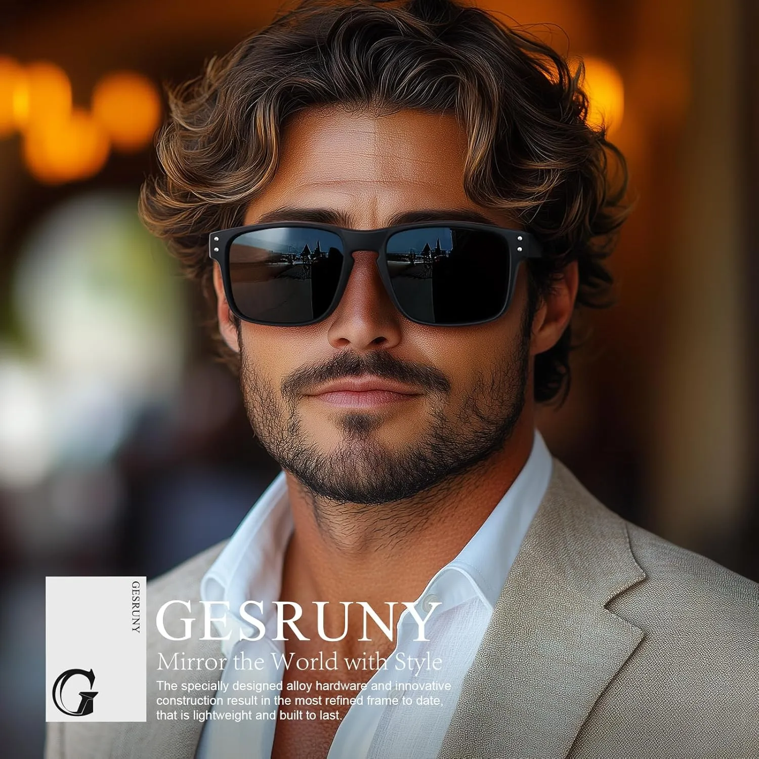 Polarized Sunglasses for Men and Women - Classic Sport Sun Glasses Shades for Driving Running Cycling Fishing