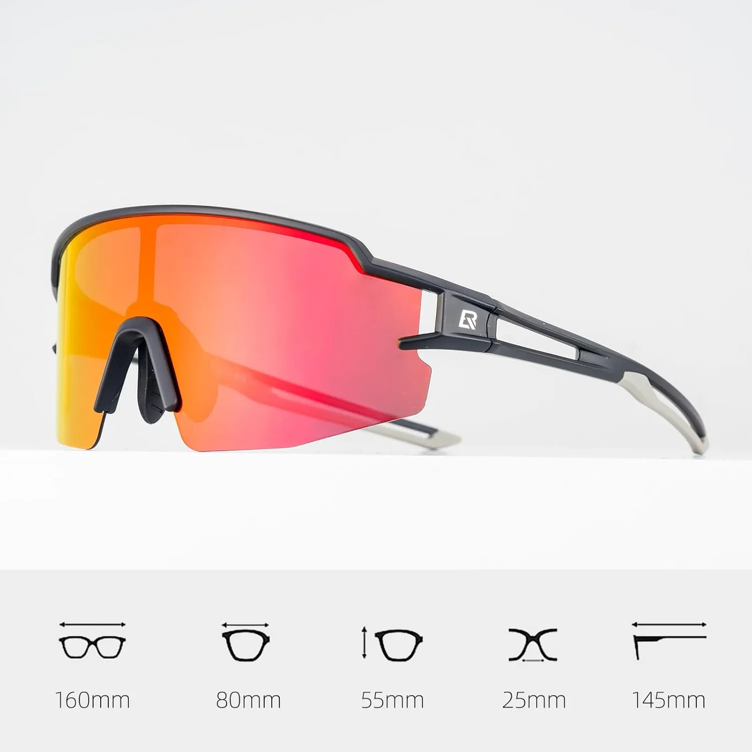 ROCKBROS Polarized Sunglasses for Men Women UV Protection Cycling Sunglasses Sport Glasses