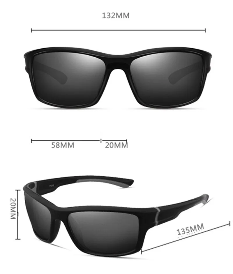 Unisex UV400 Cycling Sports Hiking Fishing Running Goggles Sunglasses