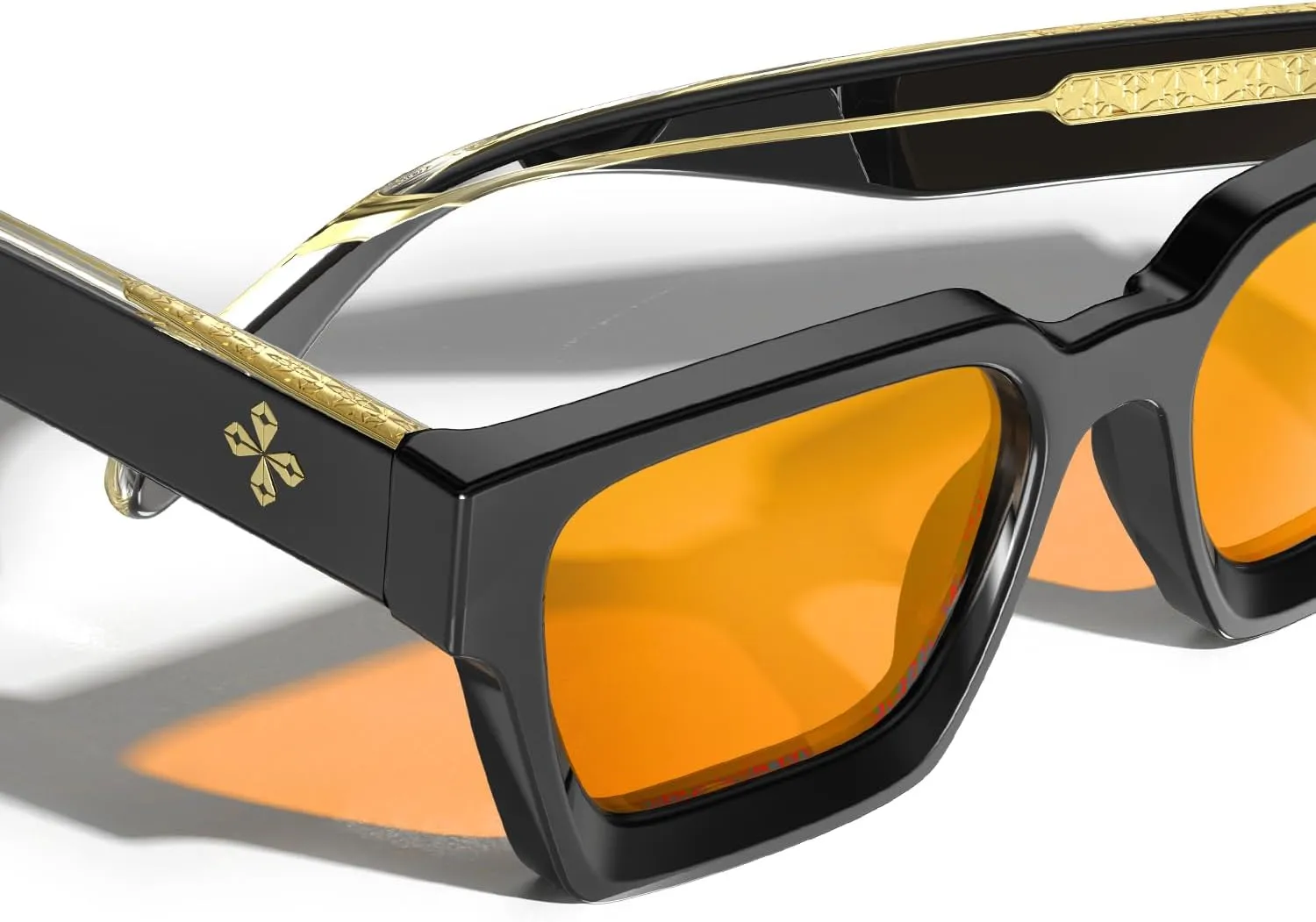 VISOONE Fashion 100% UV400 Protection Rectangle TR90 Y2K Sunglasses Accessories for Women Men RIVER